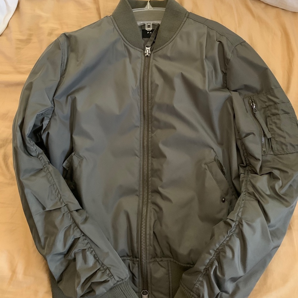 Pacsun olive bomber jacket